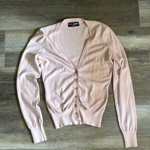 Dolce and Gabbana pink cardigan size xs